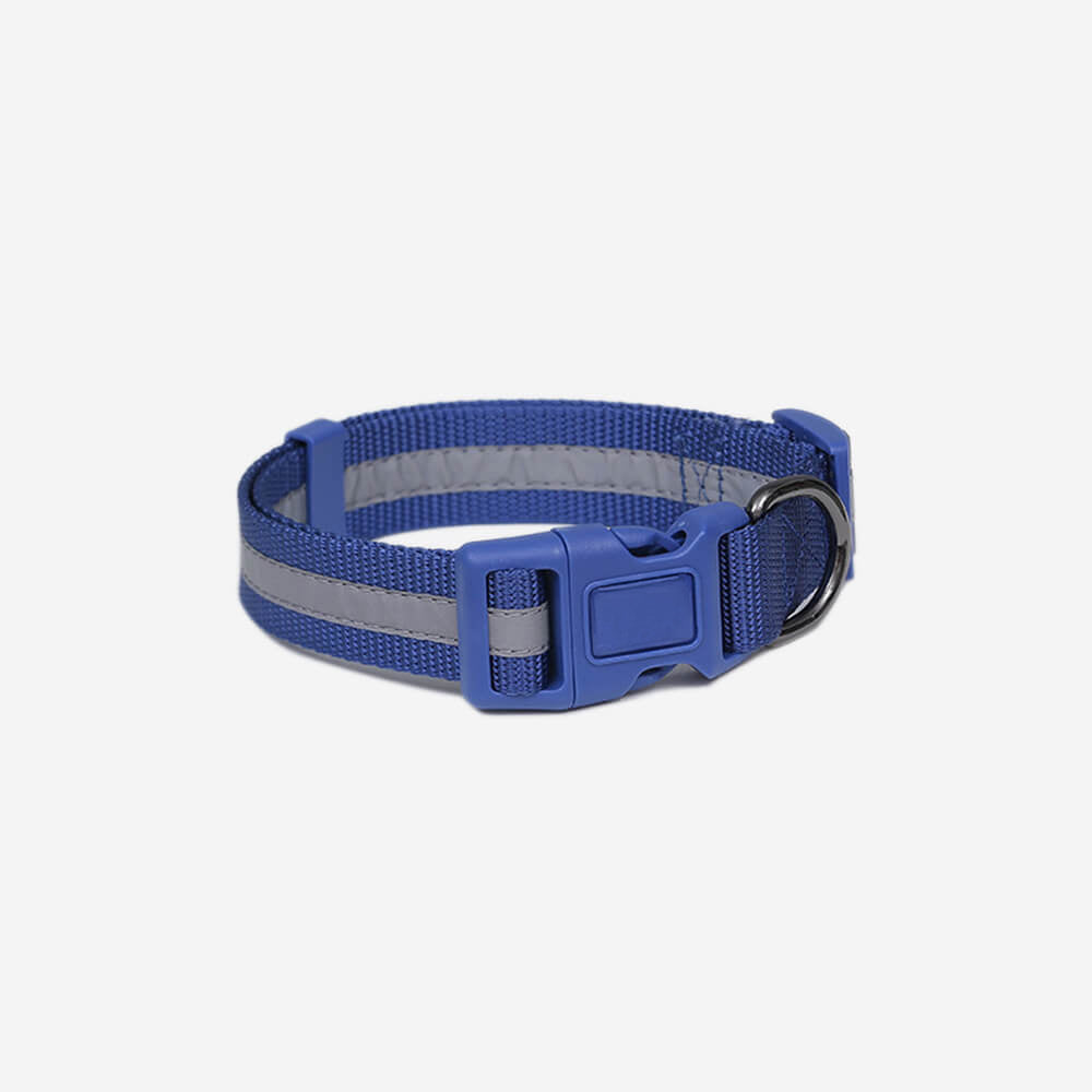 Nylon Adjustable Reflective No-Pull Dog Harness Collar and Lead